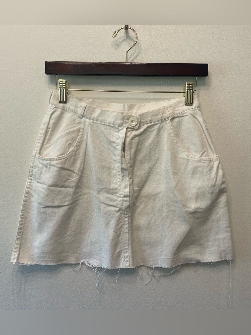 60s Cotton Tennis Skirt 25”